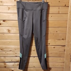 Womens Kerrits Free Style Knee Patch Leggings Size Large Tight-L-Flint